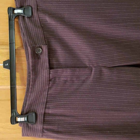 LIZ & CO STRETCH Pin Stripe Dress Pants Trousers Size 10 - Picture 2 of 4